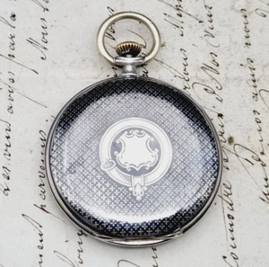 rode silver niello slim pocket watch spares repair - Picture 1 of 18