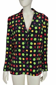 Vintage AKRIS Women's Silk Jacket Blazer Multi-Color - Picture 1 of 1