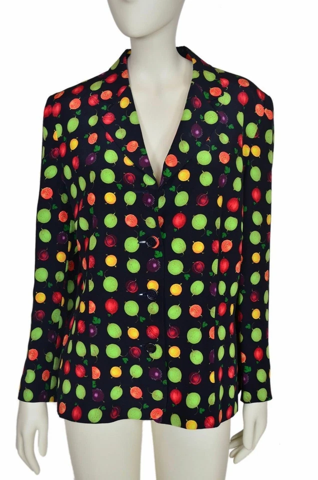Vintage AKRIS Women's Silk Jacket Blazer Multi-Color - Image 1 of 1