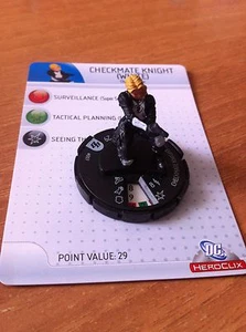 HeroClix Brave and the Bold #007 CHECKMATE KNIGHT (WHITE) DC - Imagen 1 de 1