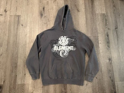 Sudadera con Capucha Y2K Element Para Hombre XL Gris Pullover Skate Grunge Jesse Pinkman De Colección Foto 1 de 4