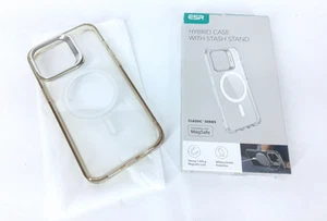 ESR for iPhone 16 Pro Clear Case Compatible with MagSafe Built-in Stash Stand - Picture 1 of 4