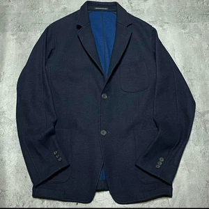 ① Yohji Yamamoto Costume de Homme Dynamic Cut Navy Tailored Jacket Size 3 - Picture 1 of 6