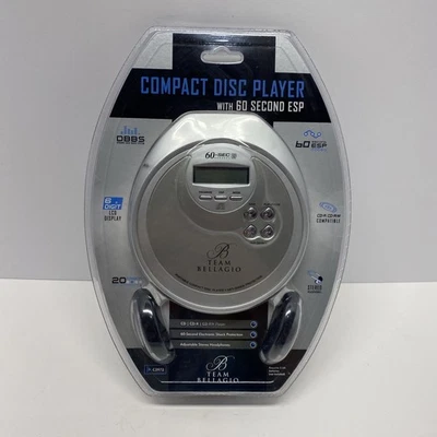 Reproductor de CD portátil GPX C3972 Las Vegas Team Bellagio Casino Edition nuevo sellado Foto 1 de 2