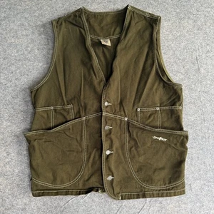 Vintage JNCO Vest Mens XL Workwear Utility Button Up Made USA 90s Y2k - Picture 1 of 7