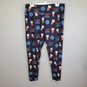 Leggings alla caviglia P&S Superhero poliestere spandex extra alti e curvy - Foto 1 di 6