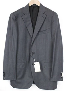 SUITSUPPLY La Spalla Men Blazer UK48L Grey Pure Wool Single-Breasted Lined * - Picture 1 of 8