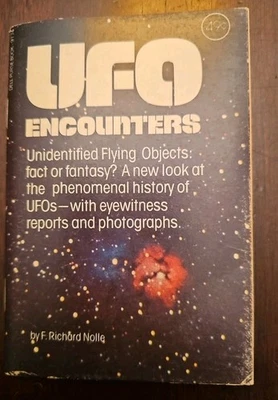 Rare Vintage 1978 UFO Encounters Richard Nolle Dell Purse Book 9174 Paperback - Image 1 of 3