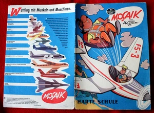 Original Mosaïque Hannes Chérir Numéro 36 Dure École Nov.1959 Avions DDR Comic - Bild 1 von 2