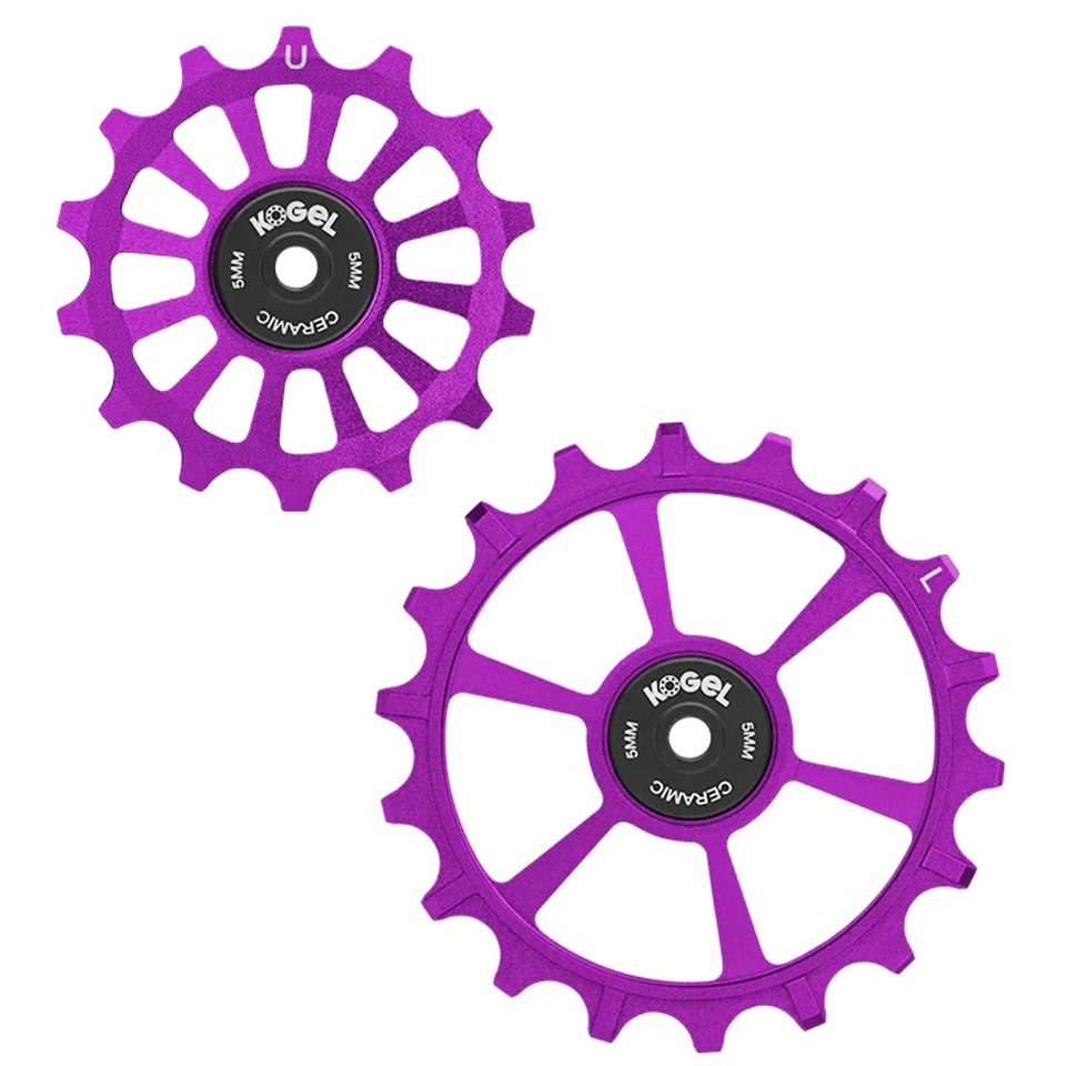 Juego de poleas de cerámica híbridas Kogel para transmisión Eagle - púrpura, duradero Foto 1 de 1