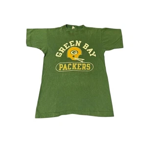 Women’s 1970s Packers T-Shirt - Blue Bar Champion Logo - Medium - Picture 1 of 4