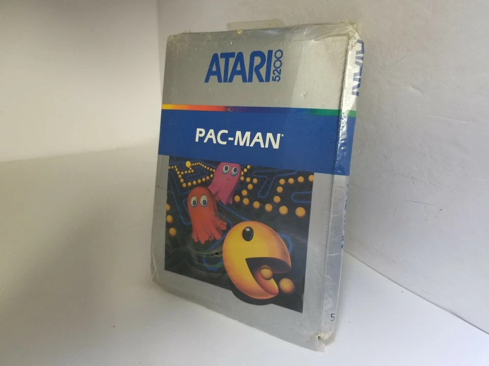 PAC-MAN NEW Factory sealed W/Creased Box FOR ATARI 5200 NTSC US/CAN #J41 - Image 1 of 4