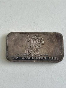 Barra de arte de plata Liberty The Washington Mint 999 F. - Imagen 1 de 4
