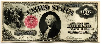 Fr. 35 1880 Legal Tender. Very High Grade - Image 1 of 2