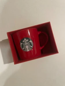 Starbucks Holiday Mini tazza espresso 3 fl oz / 89 ml nuova in scatola originale - Foto 1 di 3