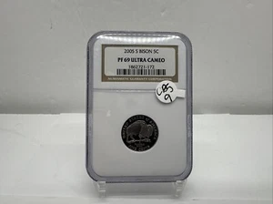 2005 S 5c Proof Bison Jefferson Nickel- Graded PF69 Ultra Cameo by NGC CB5-9 - Picture 1 of 4