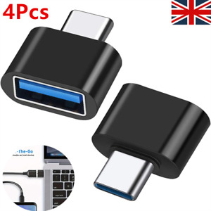 4 PACK USB C 3.0 Type C male to USB 3.1 Type A Female Port Converter Adapter UK