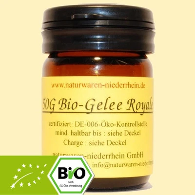 50g Bio Gelee Royale + Analyse - Gelee Royal aus kbA