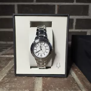 RELOJ MUJER BULOVA 96L156 PLATA TODO ACERO INOXIDABLE Resistente al Agua - Imagen 1 de 3
