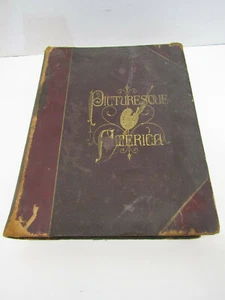 OLD VINTAGE PICTUREQUE AMERICA THE LAND WE LLIVE IN WILLIAM BYRANT Vol 1 BOOK - Picture 1 of 7