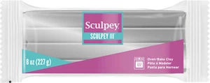 Sculpey III Polymer Clay 8 oz SILVER - Picture 1 of 1