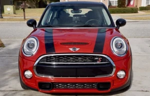 Matte Black Hood Bonnet Stripes for Mini Cooper 2014 to 2024 Exact Fit - Bild 1 von 3