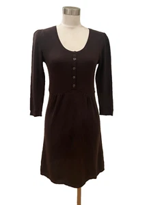 NWOT Bloomindales Brown Aqua 100% cashmere sweater dress M - Picture 1 of 5
