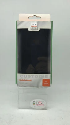 Cover Case WIND a Portafoglio per HTC One M9 Rigida pelle Nera - Immagine 1 di 3