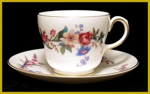 Wedgwood Devon Sprays Cups & Saucers - In Excellent Condition - Picture 1 of 1