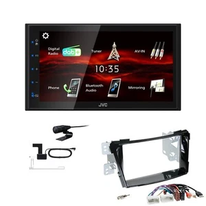 JVC Bluetooth 2DIN DAB+ Autoradio für Hyundai i40 ab 2011 piano black - Bild 1 von 5