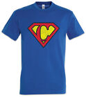 Super C T-Shirt Letter Gift Birthday Mother's Day Fathers Day Fun Comic