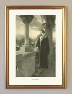 Der Einsame König Ludwig II. von Bayern nach Gemälde Ludwig & Sisi A3 27 Gerahmt - Bild 1 von 1
