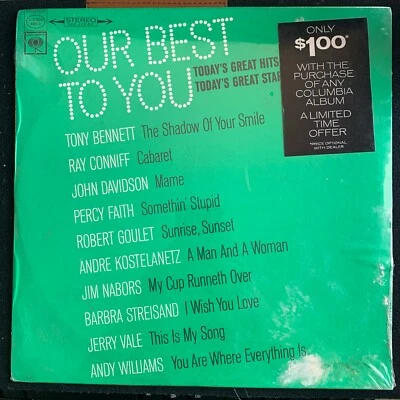 RAY CONNIFF / JIM NABORS -OUR BEST TO YOU TODAY’S GREAT HITS- US LP STILL SEALED - Image 1 of 2
