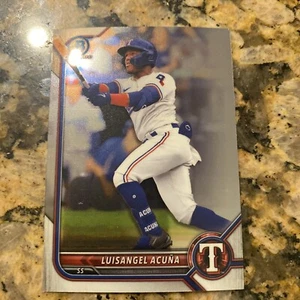 2022 Bowman Draft Chrome Base #BDC-159 Luisangel Acuna - Texas Rangers - Picture 1 of 2