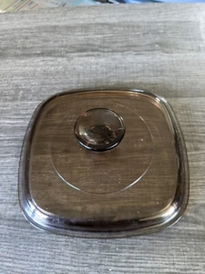 Corning Ware Replacement AMBER Lid Pyrex A-7-C Casserole LID ONLY FREE USA SHIP - Picture 1 of 3