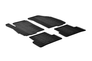 All Weather Custom Fit Rubber Floor Mats 2012-2020 Chevrolet Sonic 4 Piece Black - Picture 1 of 1