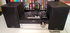 Sony Bluetooth Micro Music CD System Stereo HCD-SBT100 - With Remote + Antenna - Picture 1 of 10