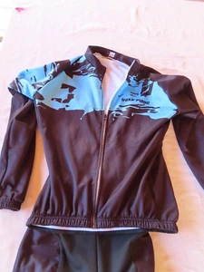 Ugly Furog Frog women's Cycling Outfit full zip jersey jacket & bib pants sz M - Picture 1 of 11