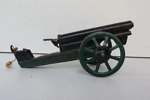 C R TÔLE PEINTE CANON RESSORT BON ÉTAT Lg 15,5 cm DÉBUT XXè - Imagen 1 de 6