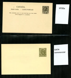 LOT 22686 CANADA UX26b/UX81 TWELVE UNUSED POSTAL CARDS KING GEORGE V & V1 - Picture 1 of 12