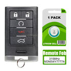 For Cadillac STS CTS 2008 2009 - 2015 Smart Key Keyless Remote Fob M3N5WY7777A