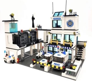 Police Station & Jail Building Building Blocks Toy Bricks Set - Picture 1 of 2