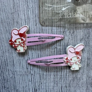 Vintage 1976 Sanrio My Melody Girls Hair Pins Clips - Made in Japan - Bild 1 von 7