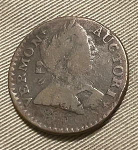 1788 Vermont colonial Bust Right , B-16U RR25 , Nice ! - Picture 1 of 8