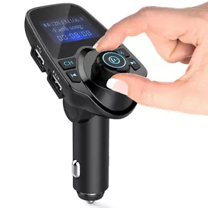 FM Transmitter T11 New Version Wireless In-Car Bluetooth Receiver Adapter Stereo - Picture 1 of 12