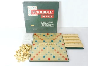 Spare Parts - SCRABBLE DeLuxe by Spears Games c. 1983 - replacement pieces - Picture 1 of 38