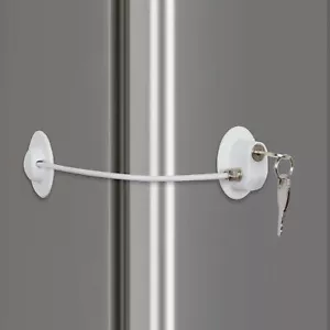 Refrigerator Lock With With Magnetic Refrigerator Lock Dorm Freezer Door Lock An - Picture 1 of 7