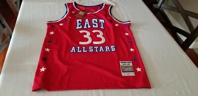 Larry Bird Signed East All Star Game Mitchell & Ness Jersey Sz L JSA WITNESSED - Image 1 of 4