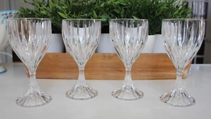 4 Mikasa Park Lane Kristall Weingläser 6,25" hoch Kelche (2 Sets verfügbar) - Bild 1 von 6