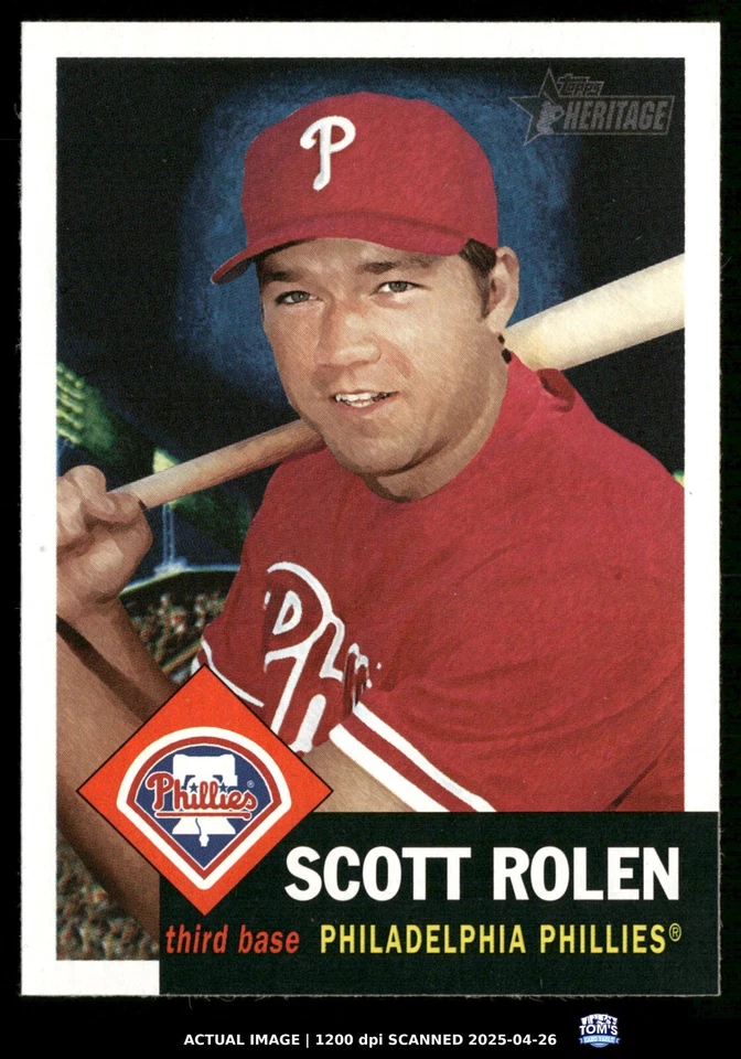 2002 Topps Heritage  #246 Scott Rolen Night - Image 1 of 3